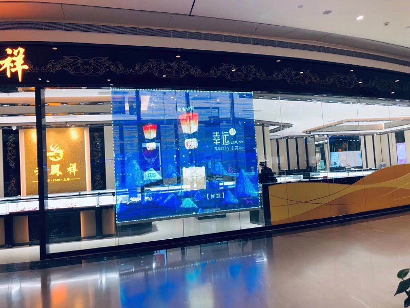 櫥窗透明led顯示屏有哪些功能？