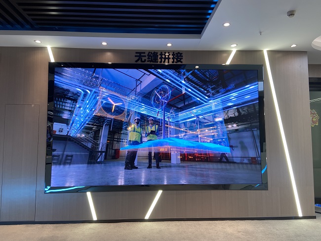 華邦瀛智慧展廳COB顯示屏展示區